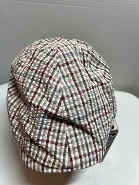 Concept One Accessories Men’s Plaid Newsboy Cap in Beige, Olive & Burgundy